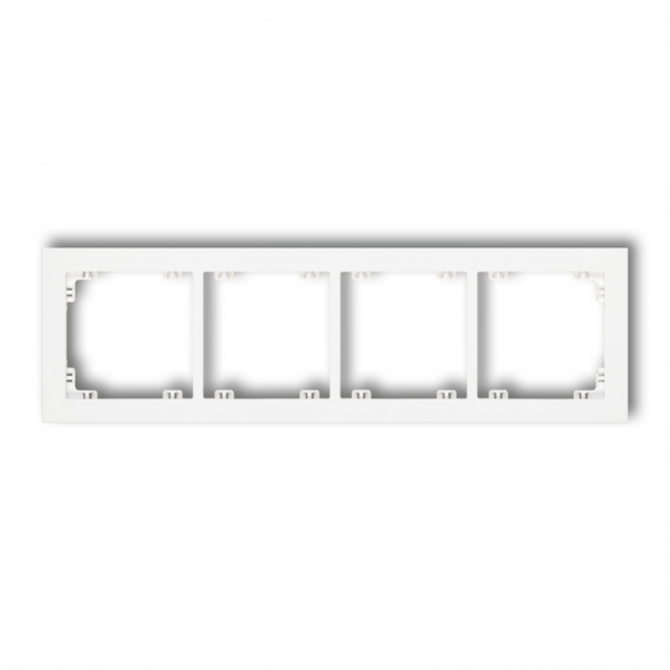 DECO Ramka poczwórna  Deco SOFT - 25DR-4 - KARLIK