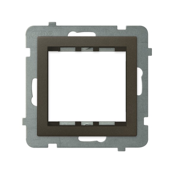 Adapter podtynkowy systemu OSPEL 45 do serii Sonata, CZEKOLADOWY METALIK SONATA. - AP45-1R/m/40 - OSPEL