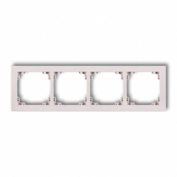 DECO PASTEL RAMKA 4-KROTNA MATT - 40DR-4 - KARLIK