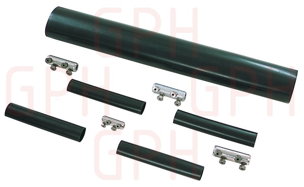 Mufa termokurczliwa ze złączkami śrubowymi DIN do łączenia kabli 4x120-4x240 mmq do 1kV - MP-DMZS120-240D - GPH-NEXANS