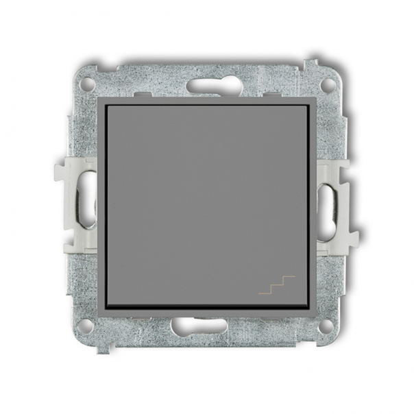Mechanizm łącznika schodowego szary mat - 27MWP-3 - KARLIK