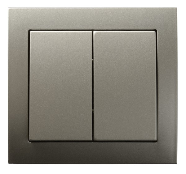 Łącznik dwugrupowy świecznikowy SATYNA LIGHT KIER - ŁP-2W/45 - OSPEL