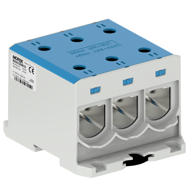 OTL300-3 niebieski 3xAl/Cu 95-300mm2 1000V AC/1500V DC Zacisk uniwersalny - MAA3300B10 - MOREK