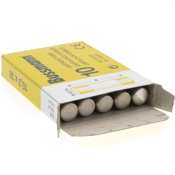 WKŁADKA BEZPIECZNIKOWA 10X38MM 4A 500VAC GL/GG ZWŁOCZNA IEC BUSSMANN - C10G4 - EATON