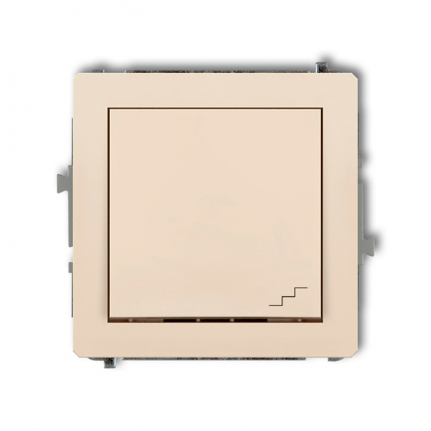 DECO; Mechanizm łącznika schodowego  beż - 1DWP-3 - KARLIK