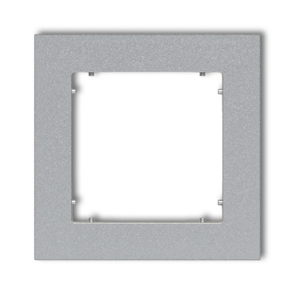 Ramka pojedyncza srebrny metalik Mini - 7MR-1 - KARLIK
