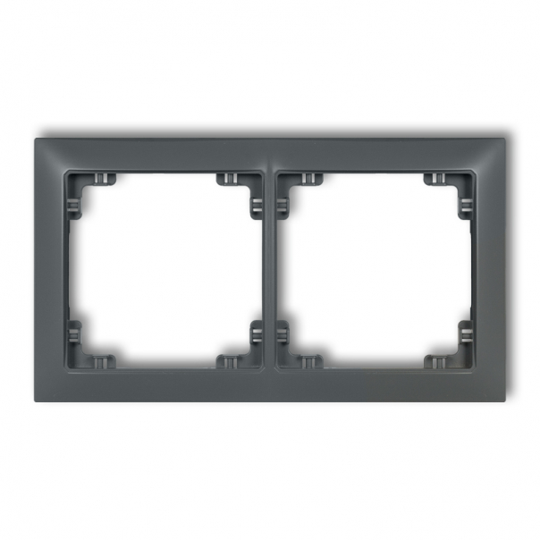 Ramka uniwersalna Deco Soft Grafitowy Mat Karlik - 28DRSO-2 - KARLIK