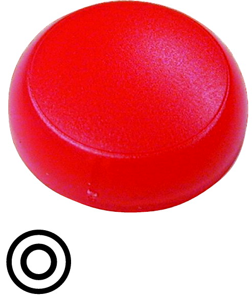 M22-XL-R-X0 SOCZEWKA DO LAMPKI SYGNALIZACYJNEJ, STOP - 218163 - EATON