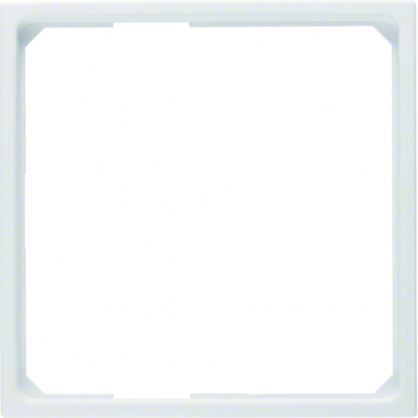 PIERŚCIEŃ PRZEJŚCIOWY DO PŁYTKI CENTRALNEJ 50 X 50 MM BIAŁY S.1/B.3/B.7  - 11091919 - HAGER