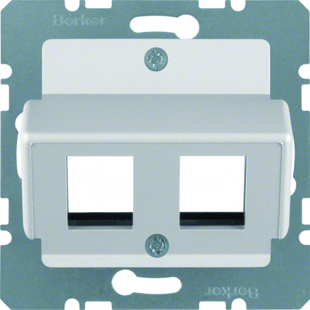 PŁYTKA CENTRALNA DO GNIAZDA MODULARNEGO AMP ALU MAT LAKIEROWANY SYSTEM PŁYTEK CENTRALNYCH - 14631404 - HAGER