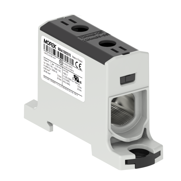 OTL95  czarny 1xAl/Cu 6-95mm2 1000V AC/1500V DC Zacisk uniwersalny - MAA1095S10 - MOREK