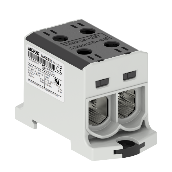 OTL95-2  czarny 2xAl/Cu 6-95mm2 1000V AC/1500V DC Zacisk uniwersalny - MAA2095S10 - MOREK