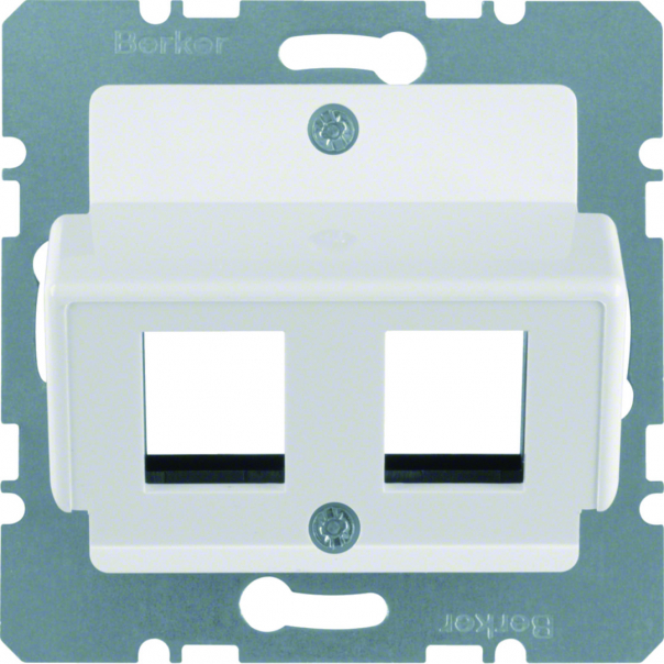 PŁYTKA CENTRALNA DO GNIAZDA MODULARNEGO AMP BIAŁY - 146309 - HAGER