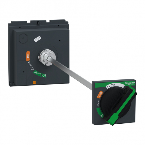 Extended rotary handle, ComPacT NSX400/630, black handle, shaft length 209mm to 600mm, IP55 - LV432598T - SCHNEIDER ELECTRIC