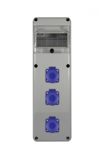 rozdz.R-BOX SLIM 6S 3x230V - B.SLIM-6S-4 - PAWBOL