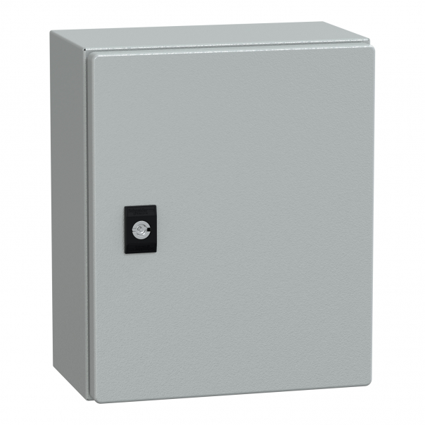 Spacial Obudowa CRN z płytą montażową 300x 250x 150mm IP66 IK10 RAL7035 - NSYCRN325150P - SCHNEIDER ELECTRIC
