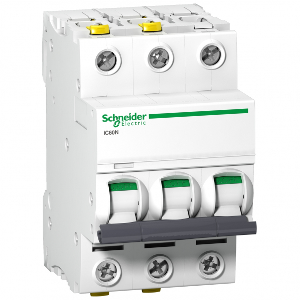 Wyłącznik nadprądowy Acti9 iC60N-D10-3 D 10A 3-biegunowy - A9F05310 - SCHNEIDER ELECTRIC