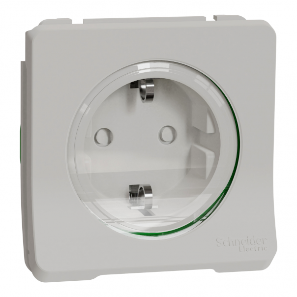 Mureva, mechanizm gniazda schuko, zaciski śrubowe, biały - MUR39135 - SCHNEIDER ELECTRIC