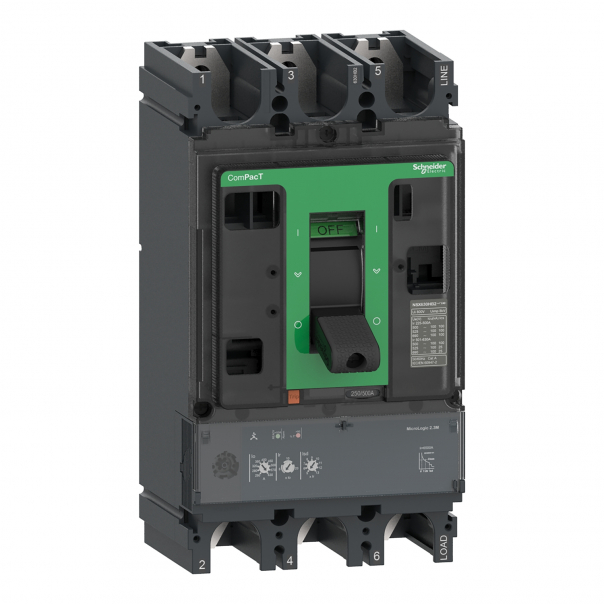 ComPacT NSX , wyłącznik NSX400N 50kA AC 3P3D 320A 2.3 M - C40N32M320 - SCHNEIDER ELECTRIC