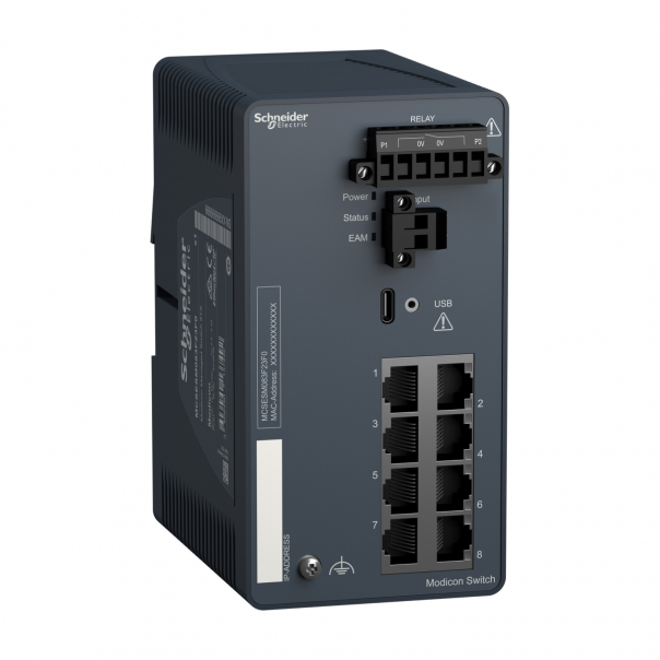 Switch Zarządzalny 8TX - MCSESM083F23F0 - SCHNEIDER ELECTRIC