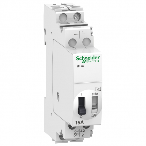 Przekaźnik impulsowy Acti9 ze sterowaniem ciągłym iTLm-16-10-230 16A 1NO 230 VAC - A9C34811 - SCHNEIDER ELECTRIC