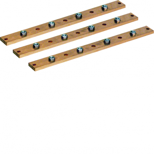 SZYNA POZIOMA CU DO ROZŁĄCZNIKÓW LISTWOWYCH NH1/2/3 2-POLOWA 40X10MM UNIVERS (3 SZT) - UM04M - HAGER