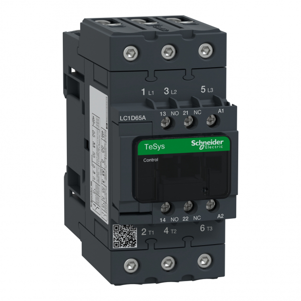 Stycznik mocy TeSys D 65A 30kW 3P 1NO 1NC cewka 42VAC zaciski EVK skrzynkowe - LC1D65AD7 - SCHNEIDER ELECTRIC