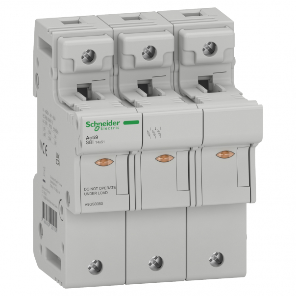 SBI-50-3 podstawa bezpiecznikowa 50A - A9GSB350 - SCHNEIDER ELECTRIC