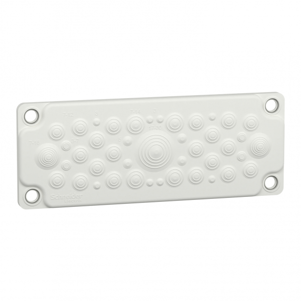 Rozdzielnice PrismaSet, płyty dławicowe z nacięciami 35 otworów 16-30-47mm - LVS08896 - SCHNEIDER ELECTRIC