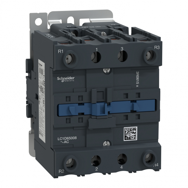 Stycznik mocy TeSys D AC1 80A 4P 2NO 2NC cewka 48VAC - LC1D65008E7 - SCHNEIDER ELECTRIC