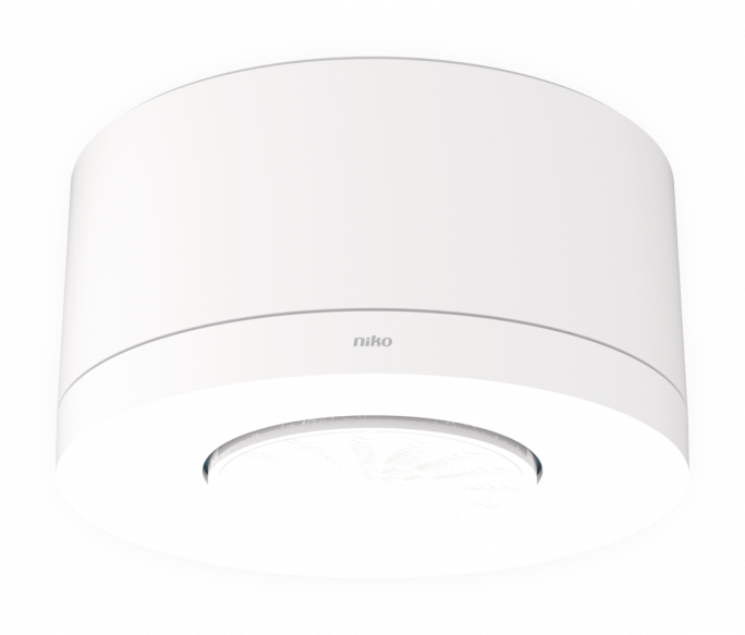 CZUJNIK RUCHU PIR SUFITOWY N/T 360&deg; 2300W 12-13 m IP54 BIAŁY M42MR  - 353-602111 - NIKO