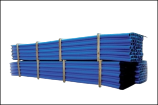 RURA OSŁONOWA KARBOWANA FI 110 NIEBIESKA DVK110 RODO 110 DWUWARSTWOWA /6M/ - 10614 - TTPLAST
