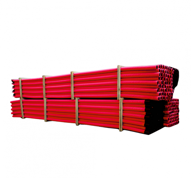 RURA OSŁONOWA KARBOWANA FI 160 CZERWONA DVK160 RODO 160 DWUWARSTWOWA /6M/ - 10611 - TTPLAST