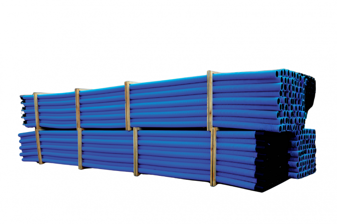 RURA OSŁONOWA KARBOWANA FI160 NIEBIESKA DVK160 RODO 160 DWUWARSTWOWA /6M/ - 10615 - TTPLAST