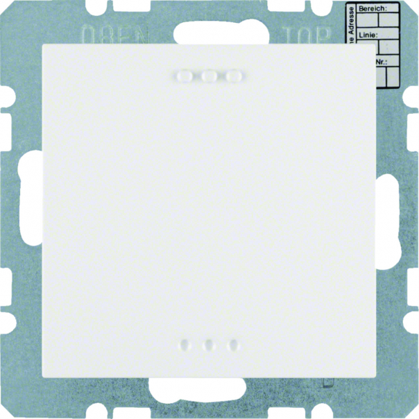 # KNX s B.Kwadrat/B.3/B.7 Czujniki CO2 i wilgotności z reg temp biały mat - 75441389 - HAGER - BERKER