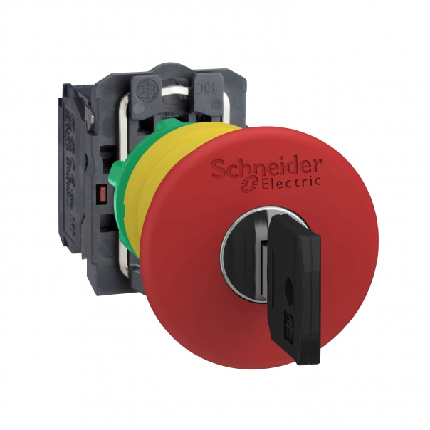 Harmony XB5 Przycisk stop awaryjny O40 czerwony plastikowy - XB5AS9445 - SCHNEIDER ELECTRIC