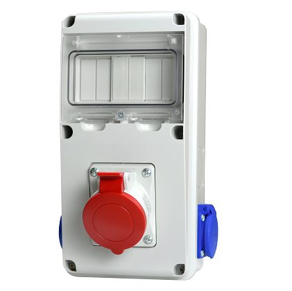 Rozdz.16A,2x230V, 6DIN ENERBOX - 633.1W - SCAME