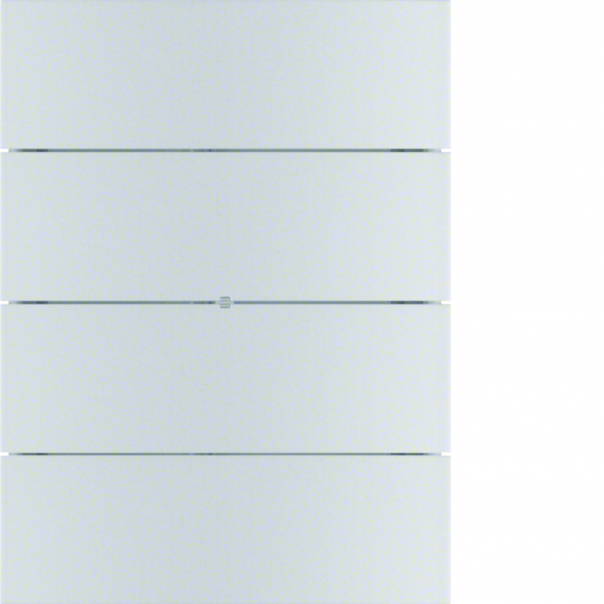 PRZYCISK POCZWÓRNY KOMFORT ALUMINIUM B.IQ  - 75164594 - HAGER