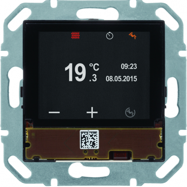 Regulator temperatury z wyświetlaczem i portem magistralnym KNX e/s - 80440100 - HAGER