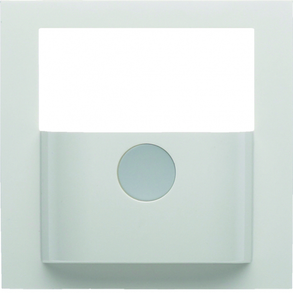 Płytka czołowa do modułu czujnika ruchu KNX, biały, połysk KNX e/s B.x. - 80960459 - HAGER