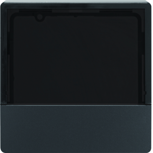 Element centralny do regulatora temperatury i pokojowego, antracyt aksamit, lakierowany KNX e/s Q.x. - 80960126 - HAGER