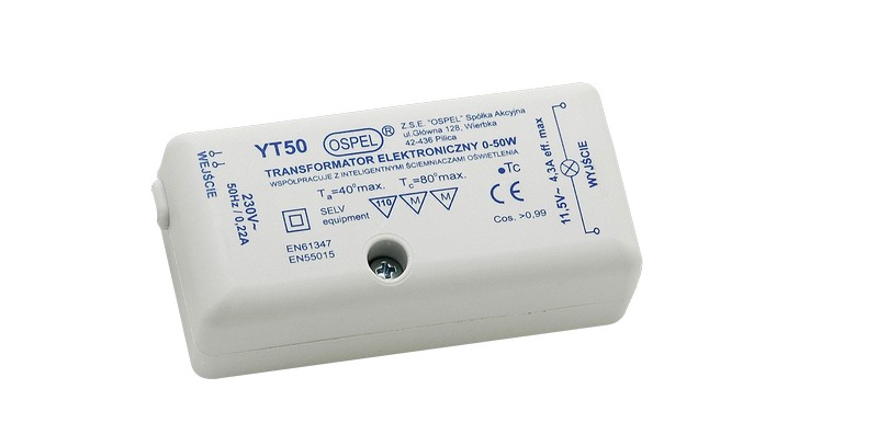 Transformator; 0,22A, 0-50W - YT50 - OSPEL