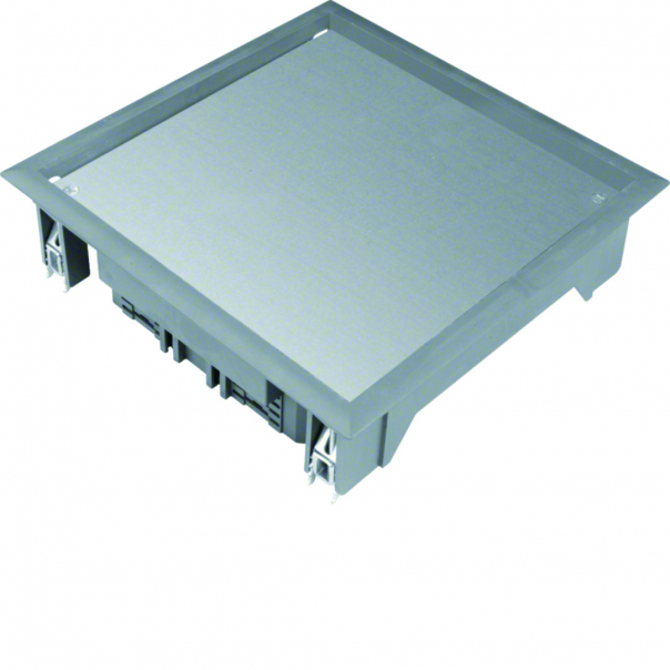 tehalit.VE-EE Pokrywa pełna VDQ06 200x200 wykładzina 12mm stal szary PA - VDQ06127011 - HAGER