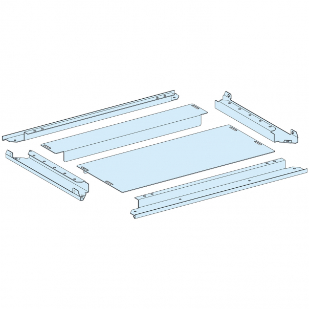Rozdzielnice PrismaSet, płyta dławicowa dwuczęściowa IP30 650x 600mm - LVS08696 - SCHNEIDER ELECTRIC