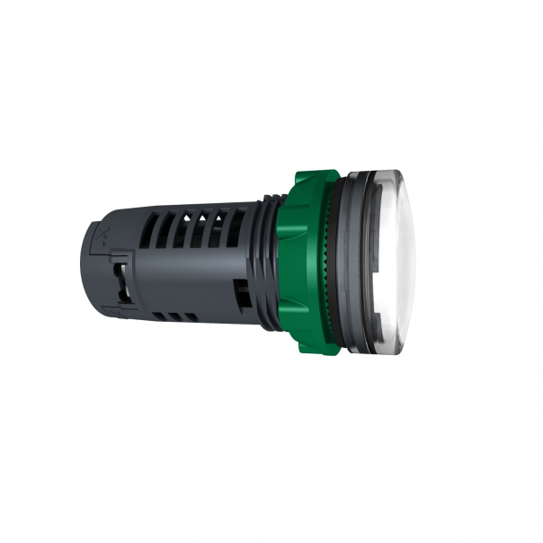 Harmony XB5 Monolityczny wskaźnik świetlny biały LED 230/240 V AC plastikowy - XB5EVM1 - SCHNEIDER ELECTRIC