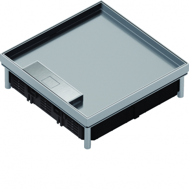 tehalit.VE-EE Pokrywa uchylna IP30 5kN EKQ12 244x244 15mm stal nierdzewna - EKQ120LE15 - HAGER