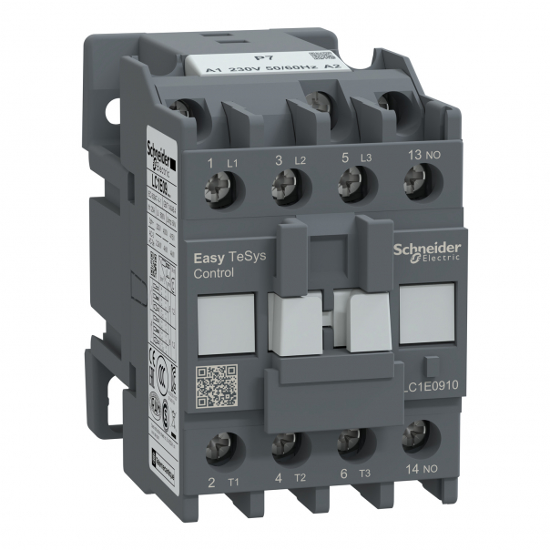 Stycznik mocy TeSys TVS AC3 9A 3P 1NO cewka 230VAC 50/60Hz - LC1E0910P7 - SCHNEIDER ELECTRIC