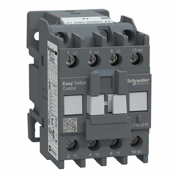 Stycznik mocy TeSys TVS AC3 12A 3P 1NO cewka 230V 50/60HZ - LC1E1210P7 - SCHNEIDER ELECTRIC