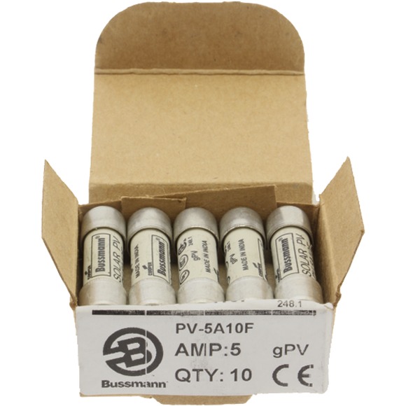 5A 1000VDC WKŁADKA CYLINDRYCZNA 10X38 DO PV PV-5A10F - PV-5A10F - EATON