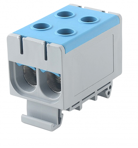 Listwa zaciskowa LZD w korpusie niebieska Cu:2.5-50mm2, Al:6-50mm2 - E.4150/N - PAWBOL